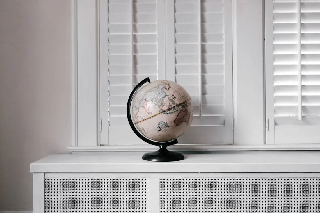 Made-to-measure plantation shutters (illustrative stock image)